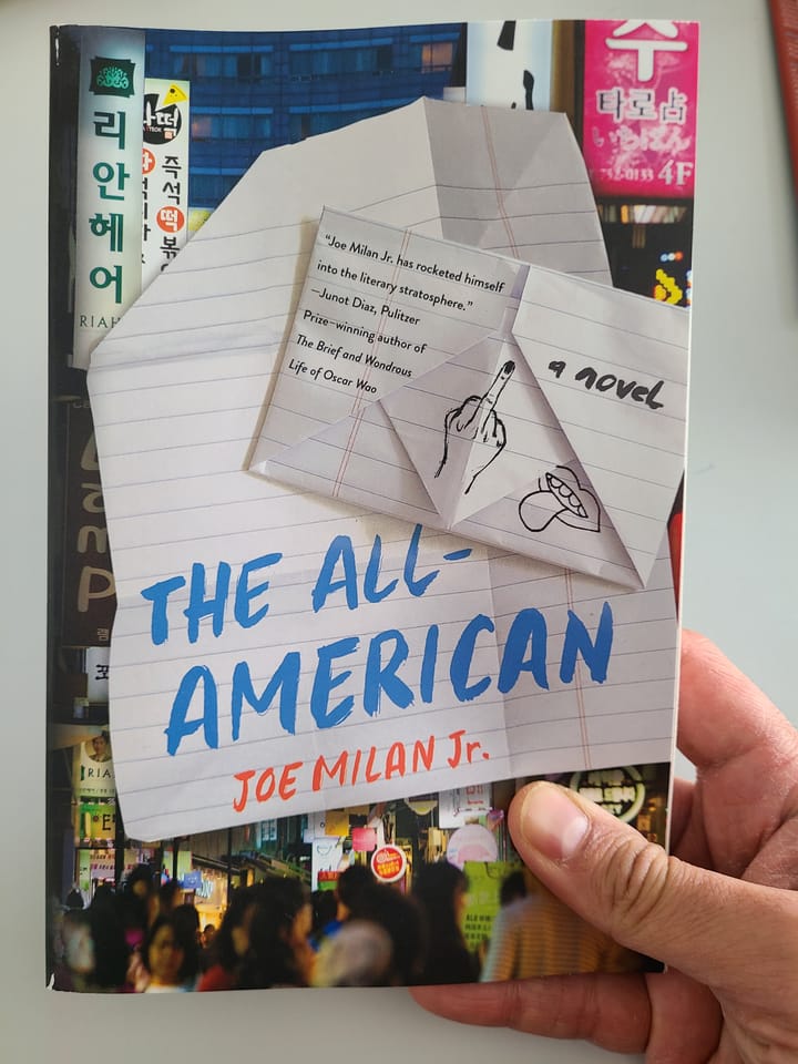 The All-American paperback, flipping the bird