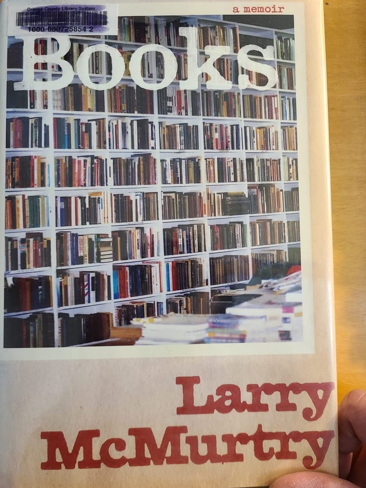 Larry McMurtry: *Books* nerd.
